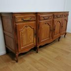 Vintage Louis Xv Wandkast, Buffetkast, Dressoir Ladekast 403 thumbnail 9