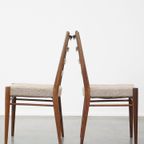 Set Van 4 Vintage Teakhouten Pastoe Cees Braakman Jaren ’60 Design Eetkamerstoelen thumbnail 6