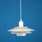 Fantastische Jeka Metaltryk Hanglamp | Deens Ontwerp | Lampje Uit De Jaren 70 | Model Gloria 3030 thumbnail 7