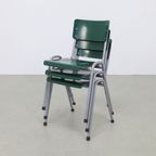 3x Vintage Eetkamerstoel Schoolstoel 1970,s thumbnail 7