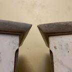 Set 2 X Unieke Kerk Zuilen Consoles Pied De Stalles Frans thumbnail 2