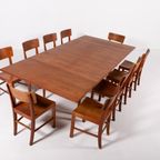 Large Danish Mid-century Modern Dining Set From Illums Bolighus, 1960’s thumbnail 7