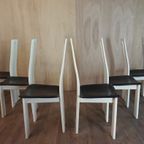 8 Italiaanse Vintage Mid-Century Stoelen Pietro Costantini thumbnail 6