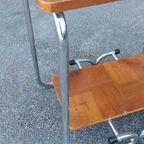 Vintage Bauhaus Art Deco Bijzettafel Sidetable Nachtkastje thumbnail 9