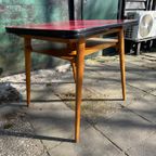 Eettafel Met Rood Formica Blad thumbnail 12