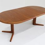 Vintage Deense Ronde Uitschuifbare Eettafel Teakhout Jaren 60 thumbnail 2