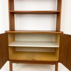 Scandinavisch Vintage Teak Fineren Boekenkast Olne thumbnail 15