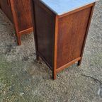 Prachtige Kaptafel Commode Met Marmer Blad + Nachtkastje thumbnail 12