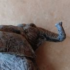 2x Beeld Olifant Sculpture Ornament Moederdag thumbnail 9