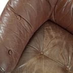 Vintage Deense Leren Fauteuils | Stoel Leer | Danish Leather thumbnail 14