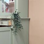 Vintage Brocante Buffetkast Olijfgroen thumbnail 6