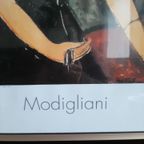 Ingelijste Print Van Modigliani - Portret Van Madame G. Van Muyden thumbnail 8