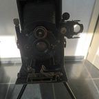 Antieke Contessa Nettel Altura 1921 Balgcamera Op Statief thumbnail 2