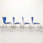 4 Butterfly Chairs By Arne Jacobsen For Fritz Hansen thumbnail 3