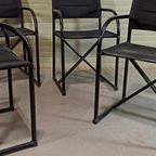 4 Vintage Illo Director's Stoelen, Niels Gammelgaard thumbnail 13