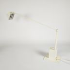 Hala Zeist - Bureaulamp - Telescoop Lamp - Wit - Verstelbaar - 80'S thumbnail 4