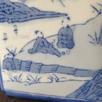 Porseleinen Thee Bewaar Pot Met Dop Blauw Wit thumbnail 13