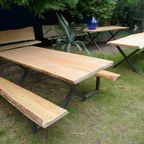 Prachtige Grote Boomstam Tuintafel 260 Cm thumbnail 9