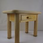 Travertijn & Rotan Tafel Circa 1970 thumbnail 11