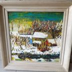 Etienne Le Compte (1931-2010) December Met Sneeuw thumbnail 11