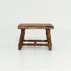 Alpine Chic Rustic Plant Or Side Table 1950S thumbnail 3