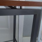 Vintage Tafel Hout Metaal Pastoe thumbnail 3