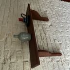Wandplank, Mahoniehouten thumbnail 6