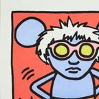 Offset Litho Naar Keith Haring Andy Mouse Iii 19/150 Pop Art thumbnail 10