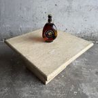 Italiaanse Travertijn Koffie Tafel Uit De Jaren 70 thumbnail 4