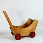 Dutch Design - Ado - Houten Speelgoed - Ko Verzuu - Kinderwagen - 'De Stijl' - Gerrit Rietveld Ge thumbnail 6