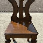 Fine William Iv Pierced And Carved Mahogany Shield Back Hall Chair thumbnail 2