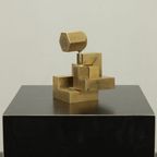 Cubistic Sculptural Object, In The Manner Of André Volten thumbnail 2