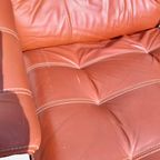 Mcm Design Fauteuil En Voetbank, Lystolet, Zweden,1970S thumbnail 23