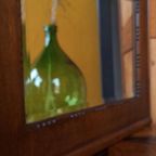 Vintage Spiegel In Eikenhouten Lijst, Subtiel Gestoken Hout thumbnail 4