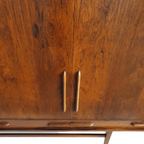 Vintage Palissander Highboard / Dressoir Gemaakt In De Jaren '60 thumbnail 5