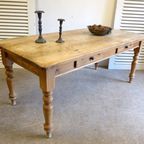 Prachtige Grenen Eet Tafel 190 Bij 90 Cm thumbnail 2
