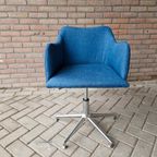 Retro Bureaustoel Verstelbaar Draaibare Stoel Draaistoel thumbnail 6