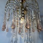 Murano Teardrop Hanglamp Vintage Kroonluchter Venini Model thumbnail 11