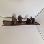 Vintage Houten Wandrek Jaren 70 Muurplank Voor Kamerplanten thumbnail 2