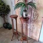 Klassieke Mahonie Houten Planten Tafels Bijzettafels, thumbnail 5