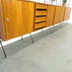 Teak Design Silverschild Modulair Wandsysteem, Vintage Wandkast thumbnail 21