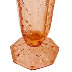 Artdeco Vaas Scailmont Rosaline Roze Glas 1930’s thumbnail 4