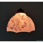 Art Deco Hanging Lamp Pink thumbnail 2