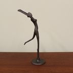 Vintage Bronzen Beeldje Ballerina 2/6 | 00857 thumbnail 9