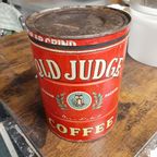 Vintage Blik Old Judge Coffee thumbnail 2