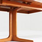 Vintage Glostrup Deense Ovalen Uitschuifbare Eettafel Tafel Massief Teak thumbnail 7