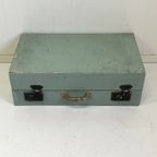 Brocante Gereedschapskist Koffer Hout thumbnail 3