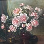 Ivan De Leur “Stilleven Met Rozen”. thumbnail 3