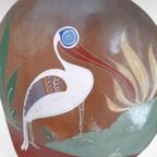 Vintage Keramische Uil, Tonalá Mexico, 1970s, H37cm thumbnail 14