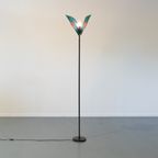 Italian Murano Glass Shade Floor Lamp / Stalamp / Vloerlamp From Studio Italia thumbnail 5